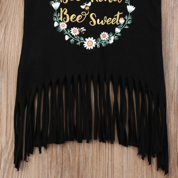 Baby boho hippie festival fringe top - Picture 2 of 7